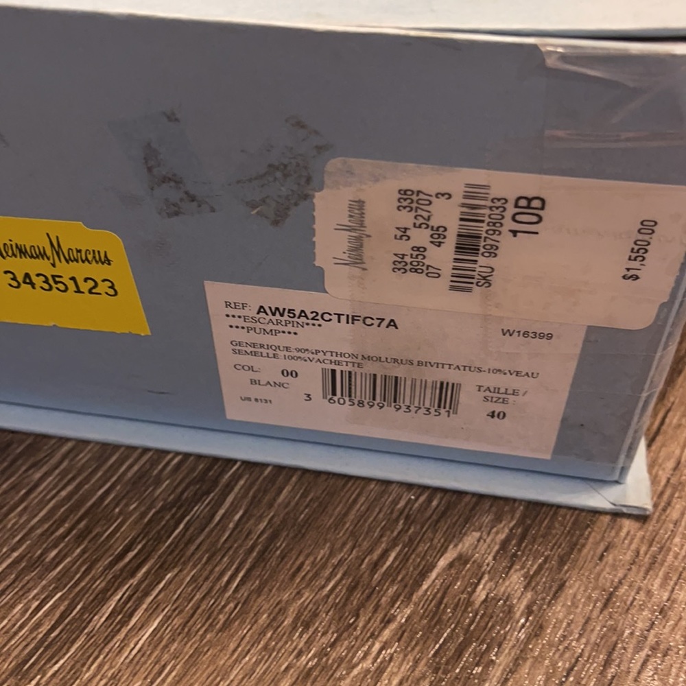 Lanvin Paris Python Shoes - image 2